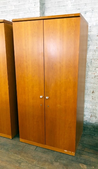 High End Tuohy Wardrobe - 36"x25"x73", Made W/ Solid Oak Secondary Construc