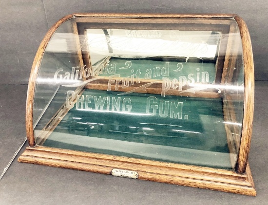 Chewing Gum Display Case For J. P. Primley's California Fruit & Pepsin Gum