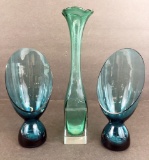 2 Cool Mid-Century Modern Candlesticks;     12