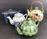 4 Teapots