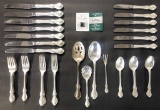 38 Pieces Reed & Barton Sterling Flatware - Hampton Court, Includes (6 Indi