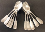 10 Early Sterling Spoons - Marked 925/1000, 5.0 Ozt