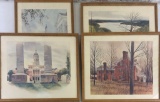 4 Jack O'hara Prints - Framed 24