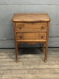 Cute 2-drawer Vintage Table - 18