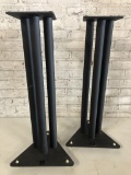 2 Lovan Ballet Speaker Stands - Black, 29