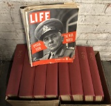 8 Volumes Bound Life Magazines;     Misc. Life Magazines, 1944-45