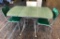 Chrome Drop-Leaf Table W/ Formica Top - 51