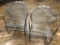 2 Nice Woodard Iron Patio Sling Chairs - LOCAL PICKUP ONLY