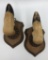 2 Deer Feet Hooks - Mounted On Plaque