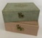 2 Vintage Jewelry Boxes