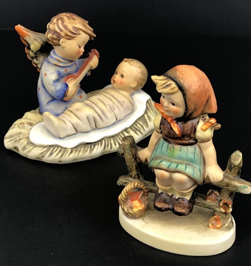 2 Vintage Hummel Figurines