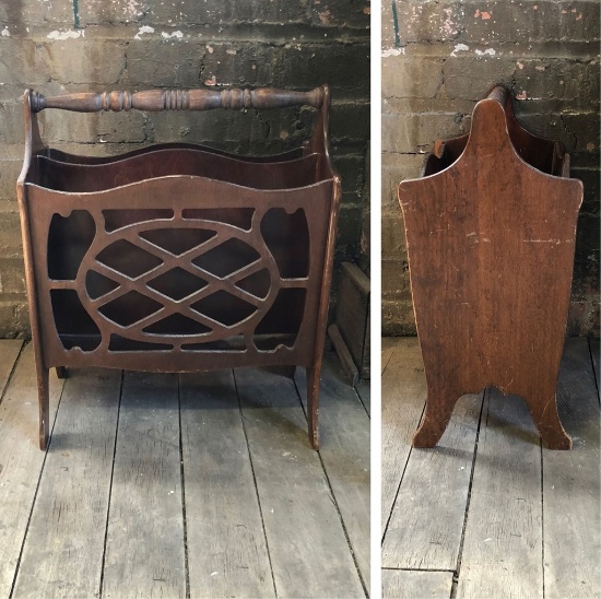 Vintage Magazine Rack - LOCAL PICKUP ONLY