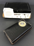 ITC Transistor Radio In Leather Case - In Original Box;     Bakelite Cased