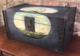 Small  Hand Painted Trunk - 19