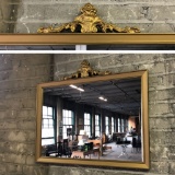 Vintage Gold Framed Mirror - 25