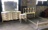Vintage Johnson-Carper Furniture Co. Provincial French 3-piece Bedroom Set