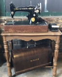 Old Singer Sewing Machine - Table Not Included ( It Is Lot 108)
