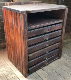 Primitive Cabinet W/ 6 Drawers - 20½