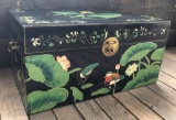 Wooden Lacquered Trunk - Asian Inspired, 23½