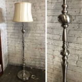 Brushed Steel Floor Lamp - 63