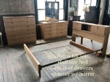 Johnson-Carper Furniture Co. 3-piece Mid-Century Modern Bedroom Set - Inclu