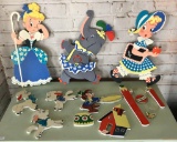 13 Pieces Cut-Outs - The Dolly Toy Co., 1950s