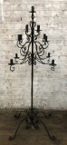 Heavy Very Cool Wrought Iron Candelabra - LOCAL PICKUP ONLY