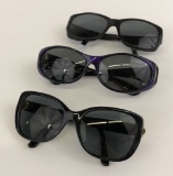 3 Pairs Sunglass Frames - DKNY, Tori Burch Etc.