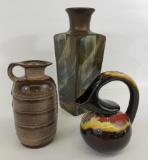 3 Pieces Vintage Pottery