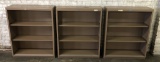 3 Industrial Metal Bookcases - 34