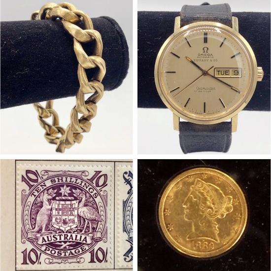 Jewelry, Coin & Stamp Estate Auction