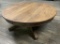 Round Oak Table - Cut Down To Coffee Table Height, 44
