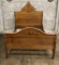 Early Victorian Walnut Bed - Inside 52