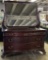 Massive Paw-Footed Mahogany Dresser W/ Beveled Mirror - Circa 1890, 58