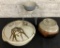 3 Studio Pottery Pieces - Includes 12