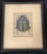 Framed Woodblock - Beetle, 13¼