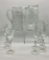 10 Crystal Stems;     Crystal Tankard;     Etched Pitcher - 10½