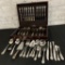 Stainless Flatware In Wooden Case - Reed & Barton, Oneida Etc.