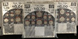 3 New Vintage Silver Coins Punch Game