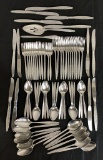 Very Cool Vintage Rogers Stainless Flatware - 13 Dinner Knives, 12 Dinner F