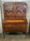 English Edwardian Secretary/Bookcase - Some Veneer Loss, 42