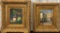 2 Oils On Canvas - In Gold Frames, Largest Is 18