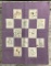 Embroidered Toddler Quilt - Hand Quilted, 36