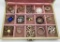 Tooled Leather Jewelry Box W/ Nice Vintage Jewelry