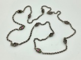 Germany Pre WWII Necklace W/ Paste Stones