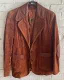 Vintage Leather & Suede Jacket - Learsi Argentina, Worn Condition, Women's