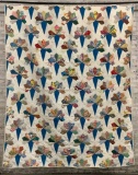 Nosegay Quilt - Hand Quilted, 77