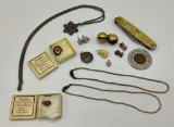 Misc. Vintage Charms, Pearl Necklaces Etc.