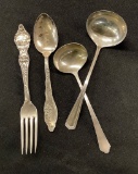 2 Sterling Ladles;     