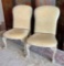 Pair William Switzer Eagle Side Chairs W/ Claw & Ball Feet - 24